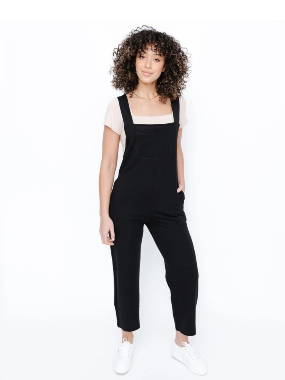 Smash + Tess MIA ROMPERALLS IN MIDNIGHT BLACK